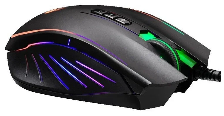 Мышь проводная A4Tech Bloody Q81 черный, 3200 dpi, USB, кнопки - 8