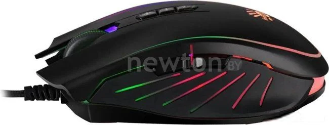 Мышь проводная A4Tech Bloody Q81 черный, 3200 dpi, USB, кнопки - 8