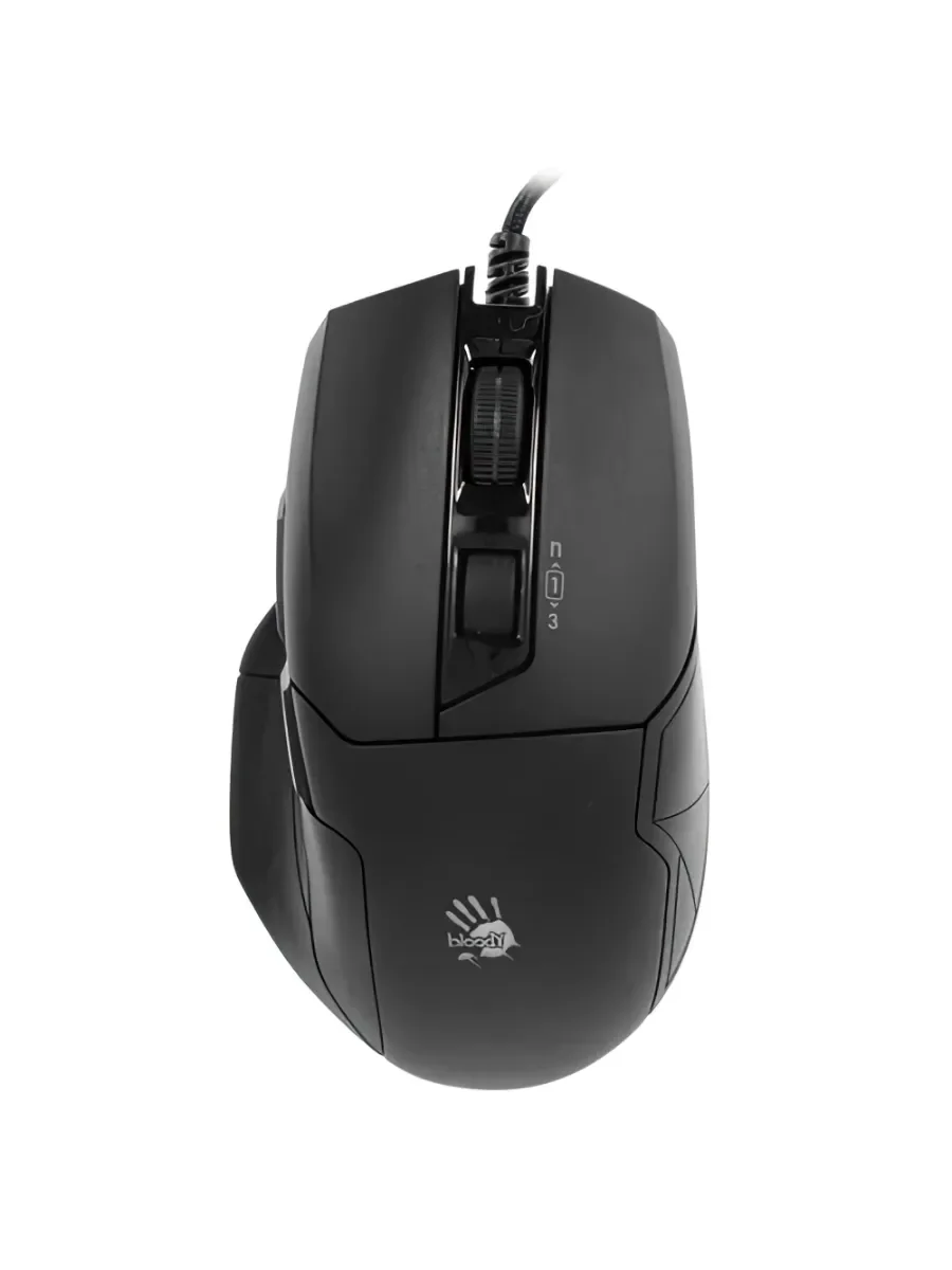 Мышь проводная A4Tech Bloody W70 Max черный, 10000 dpi, USB, кнопки - 9