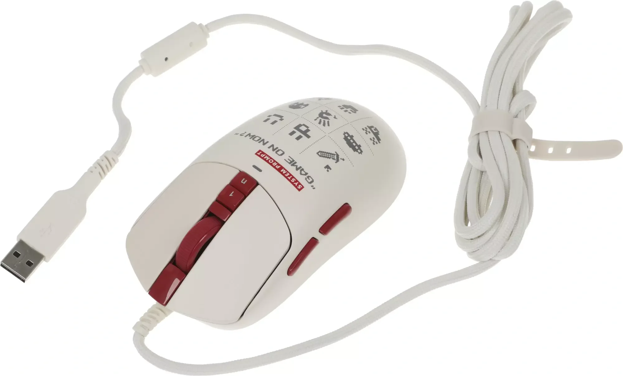 Мышь проводная A4Tech Bloody W72 Ultra Pixels Red рисунок/бежевый/красный, 20000 dpi, USB, кнопки - 7