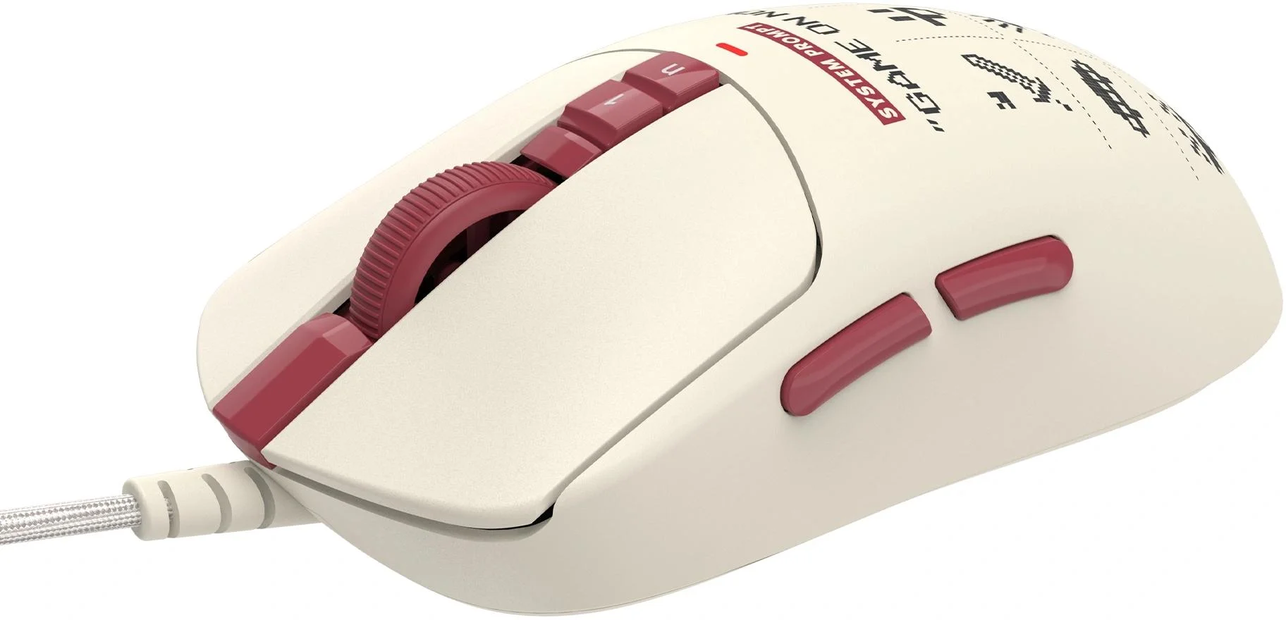 Мышь проводная A4Tech Bloody W72 Ultra Pixels Red рисунок/бежевый/красный, 20000 dpi, USB, кнопки - 7