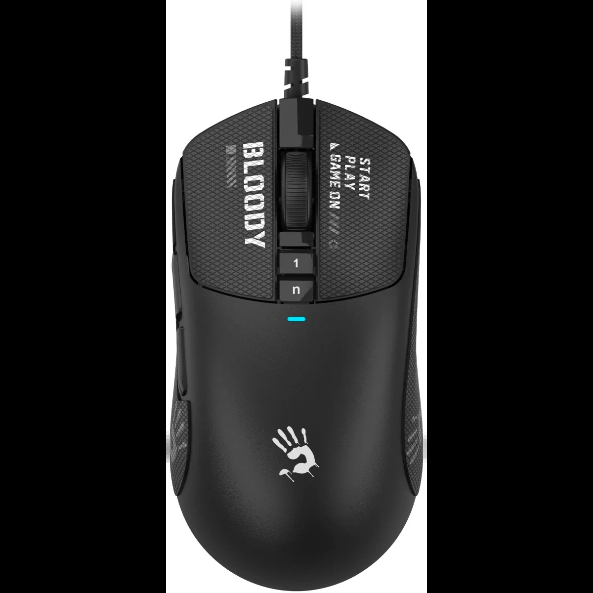 Мышь проводная A4Tech Bloody W72 Ultra черный, 20000 dpi, USB, кнопки - 7