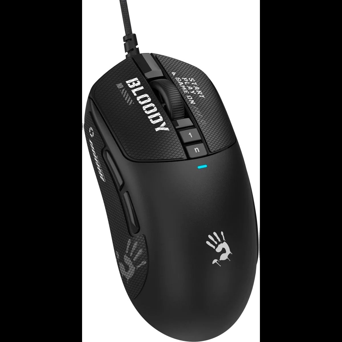 Мышь проводная A4Tech Bloody W72 Ultra черный, 20000 dpi, USB, кнопки - 7