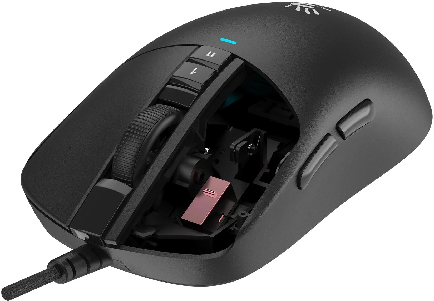 Мышь проводная A4Tech Bloody W72 Ultra черный, 20000 dpi, USB, кнопки - 7