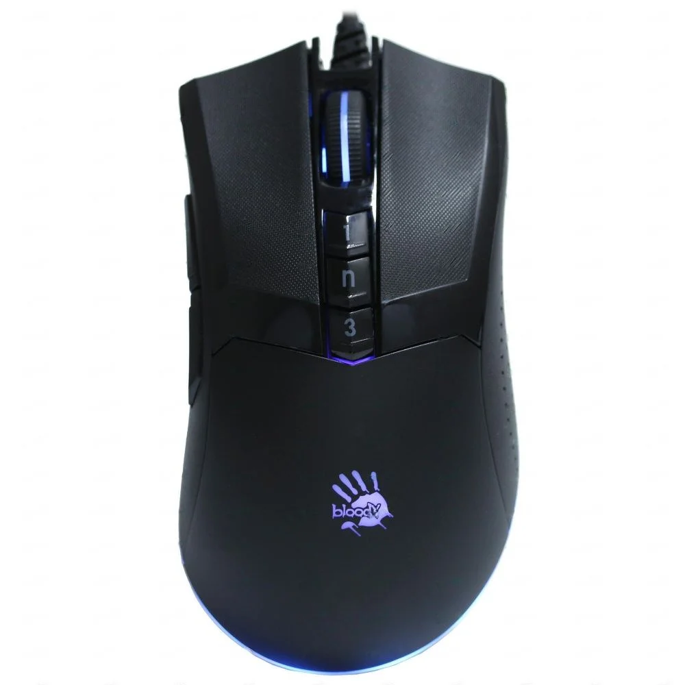 Мышь проводная A4Tech Bloody W90 Max черный, 10000 dpi, USB, кнопки - 10