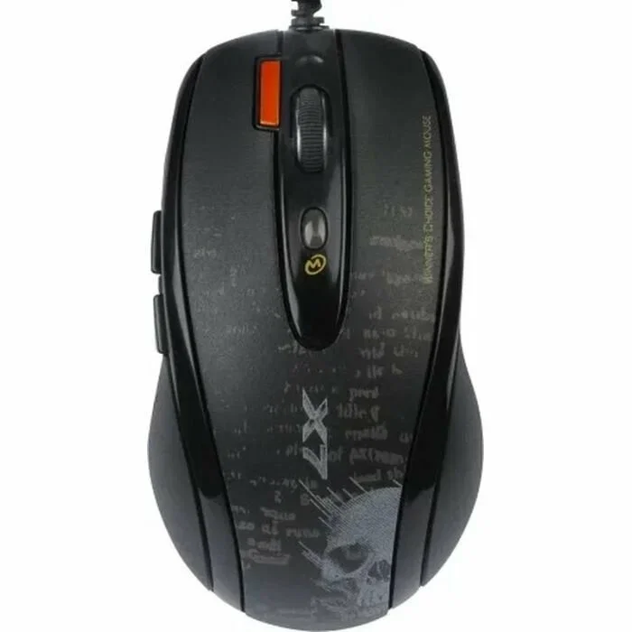 Мышь проводная A4Tech F5 черный, 3000 dpi, USB, кнопки - 7