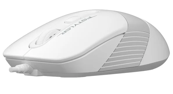 Мышь проводная A4Tech Fstyler FM10 белый/серый, 1600 dpi, USB, кнопки - 4
