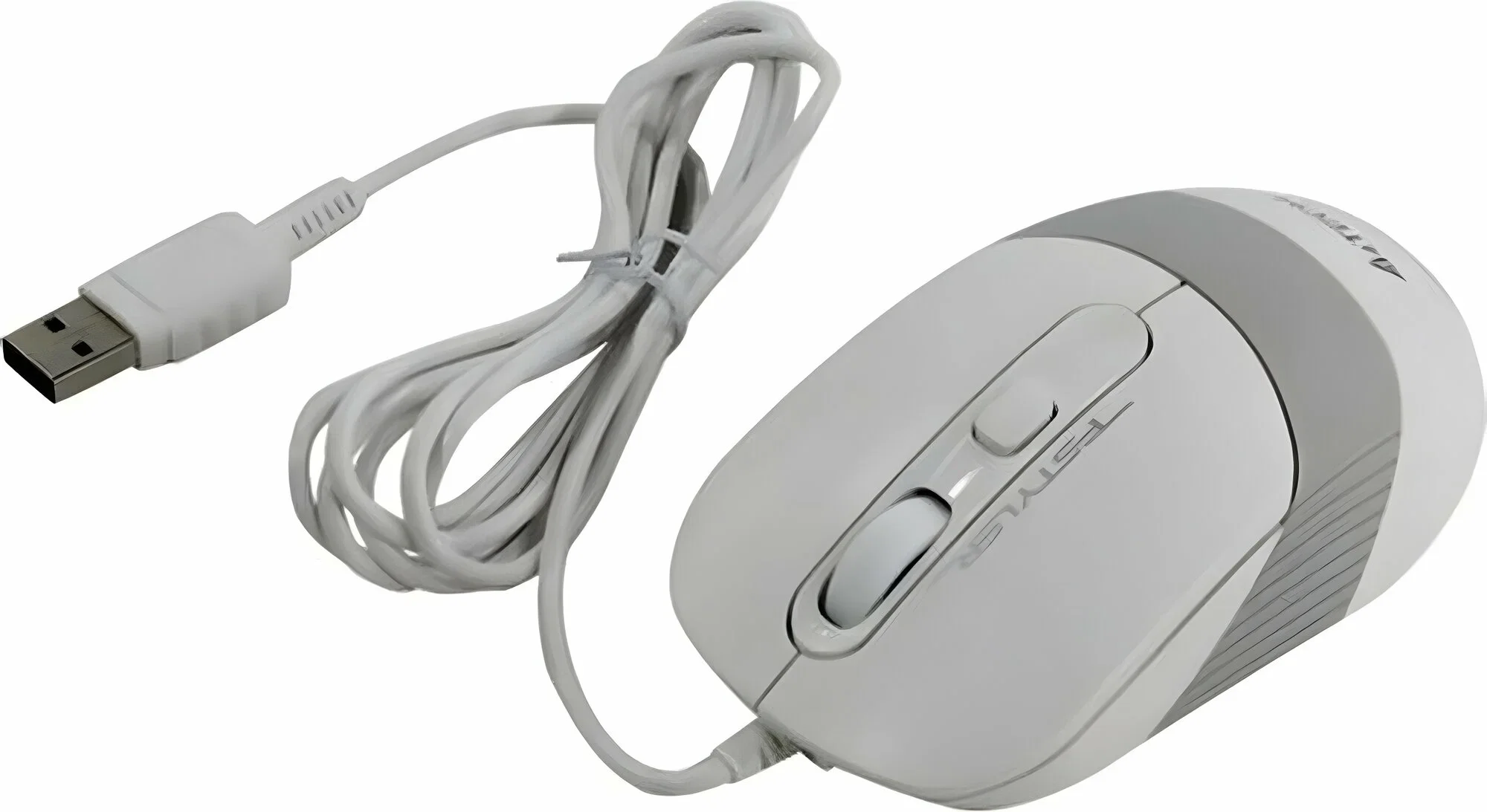 Мышь проводная A4Tech Fstyler FM10T серый, 1600 dpi, USB, кнопки - 4