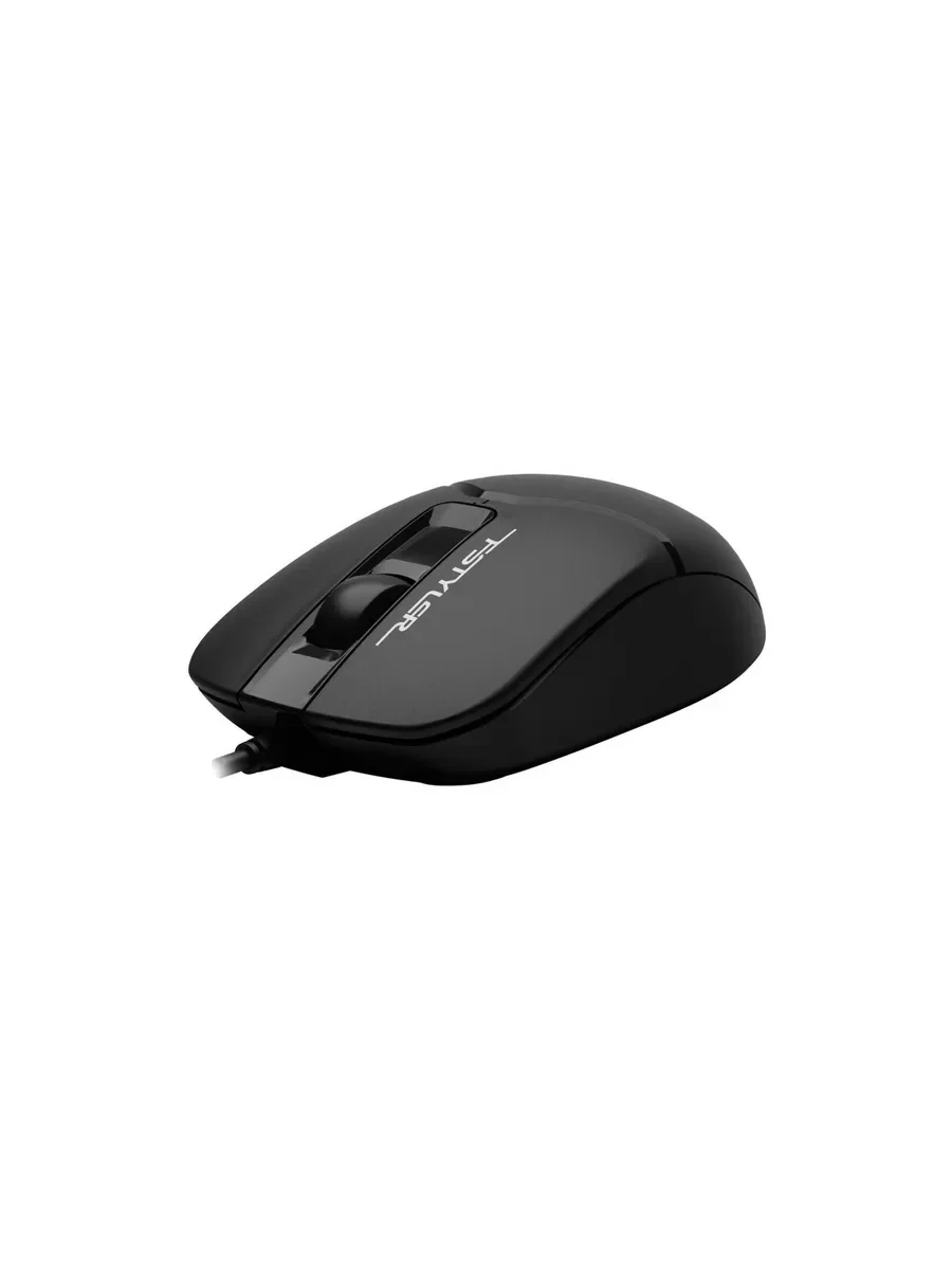 Мышь проводная A4Tech Fstyler FM12 черный, 1200 dpi, USB, кнопки - 3