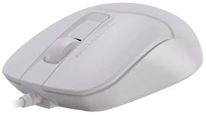 Мышь проводная A4Tech Fstyler FM12S белый/черный, 1200 dpi, USB, кнопки - 3