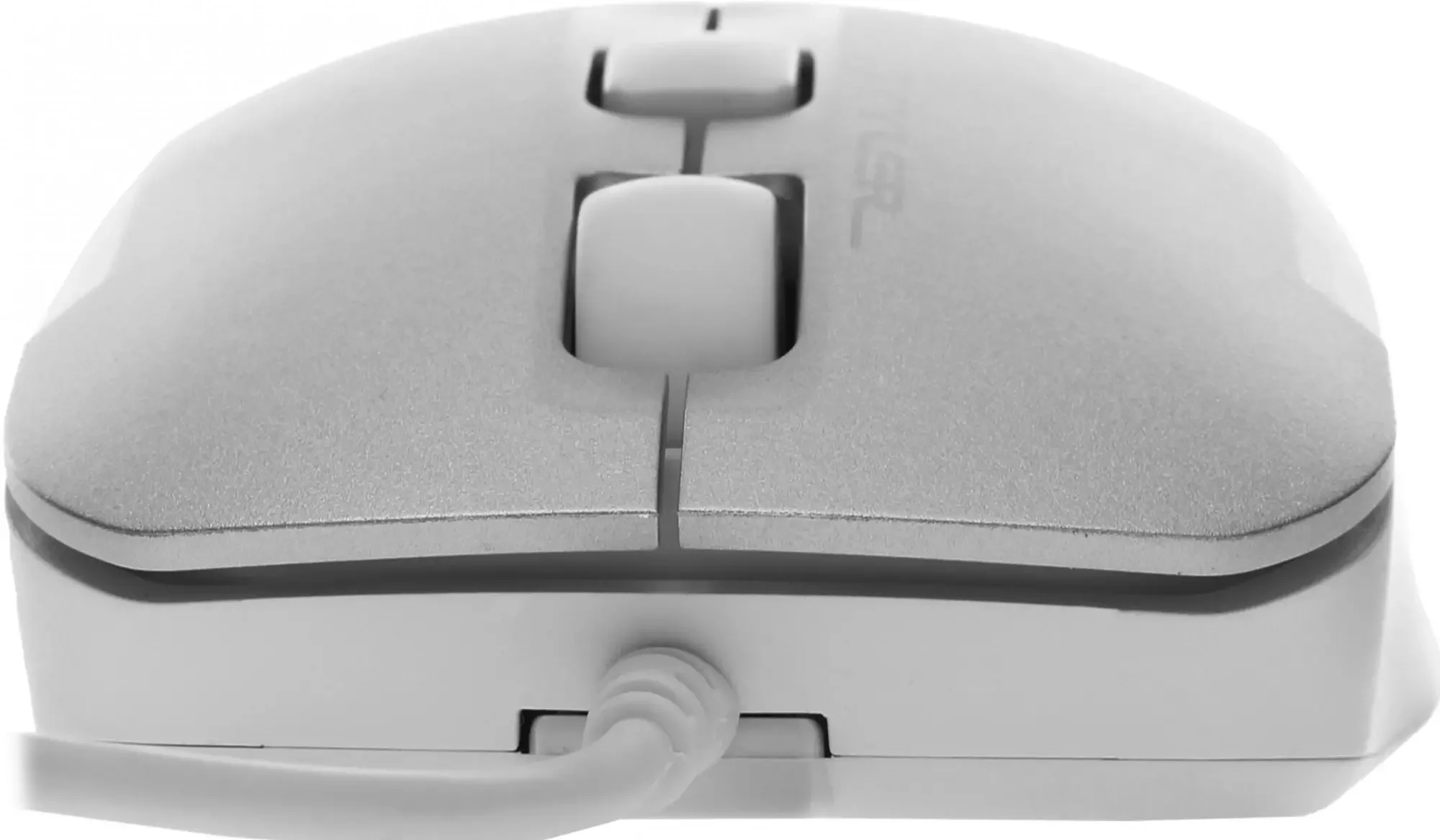 Мышь проводная A4Tech Fstyler FM26 серебристый/белый, 1600 dpi, USB, кнопки - 4