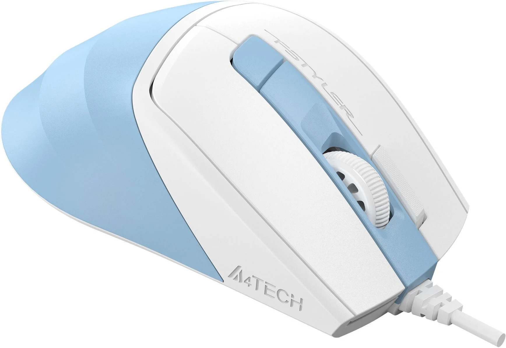 Мышь проводная A4Tech Fstyler FM45S Air голубой/белый, 2400 dpi, USB, кнопки - 7