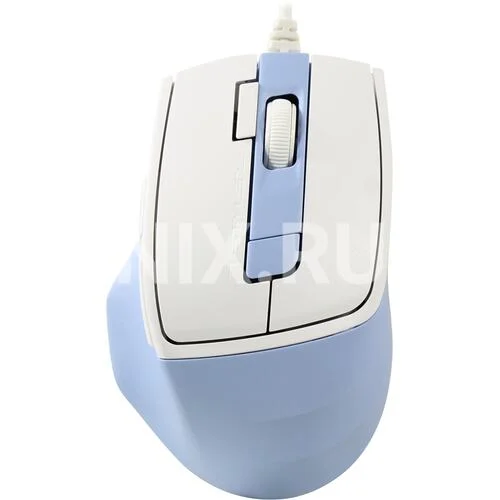 Мышь проводная A4Tech Fstyler FM45S Air голубой/белый, 2400 dpi, USB, кнопки - 7