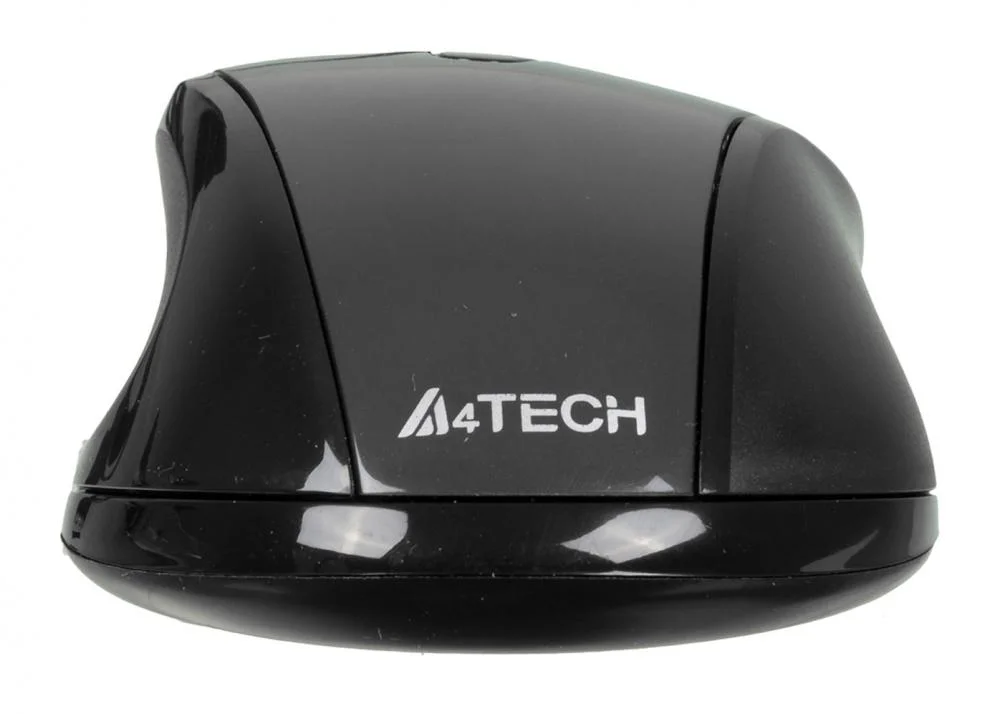 Мышь проводная A4Tech N-500F серый глянец/черный, 1200 dpi, USB, кнопки - 4