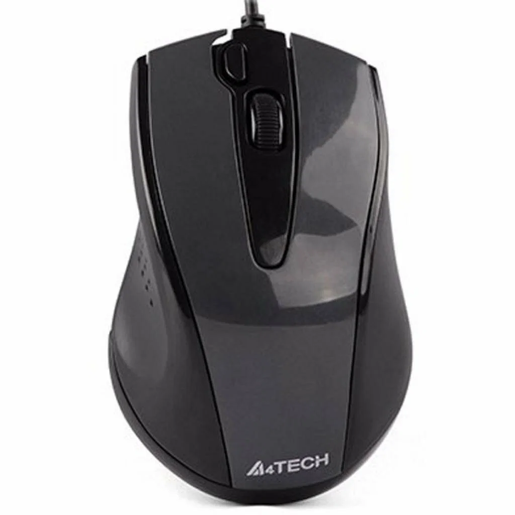 Мышь проводная A4Tech N-500FS черный, 1200 dpi, USB, кнопки - 4