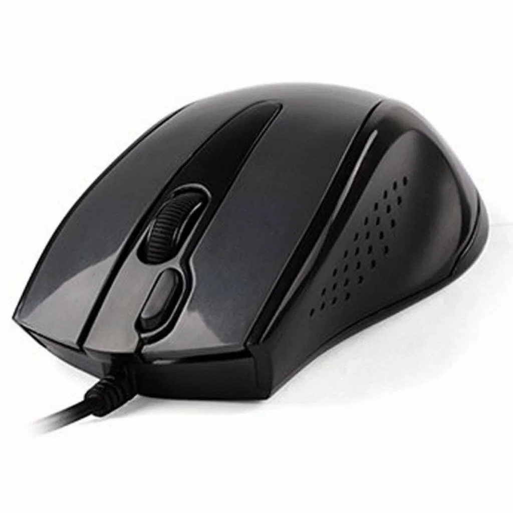 Мышь проводная A4Tech N-500FS черный, 1200 dpi, USB, кнопки - 4