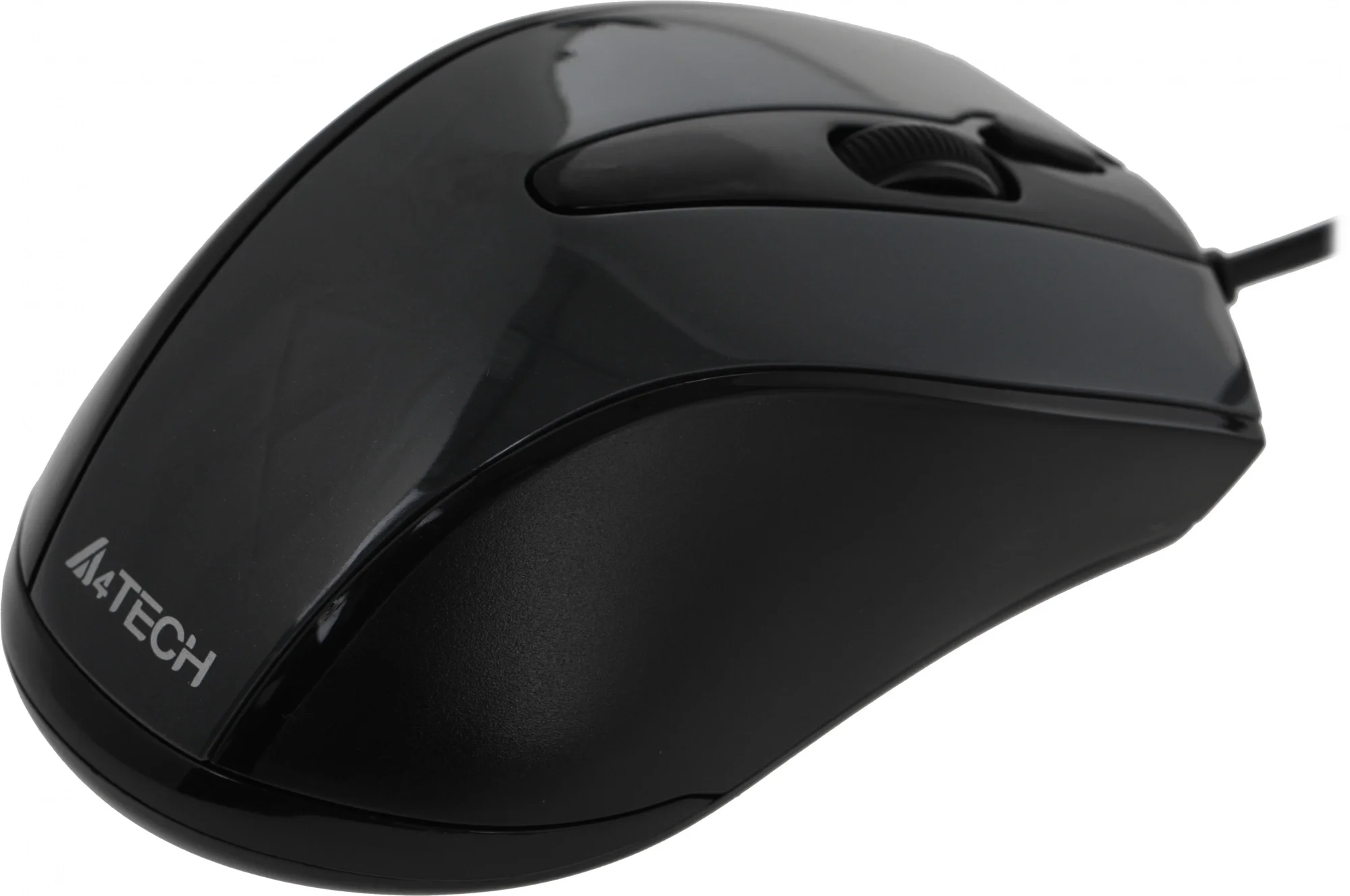 Мышь проводная A4Tech N-500FS черный, 1200 dpi, USB, кнопки - 4