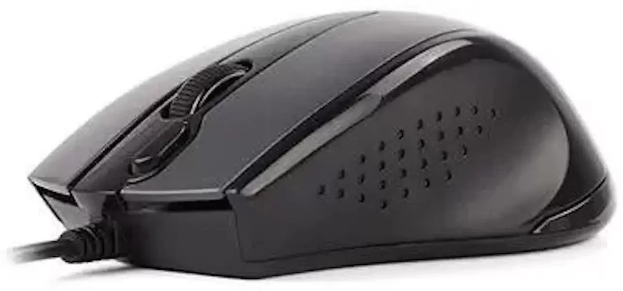 Мышь проводная A4Tech N-500FS черный, 1200 dpi, USB, кнопки - 4