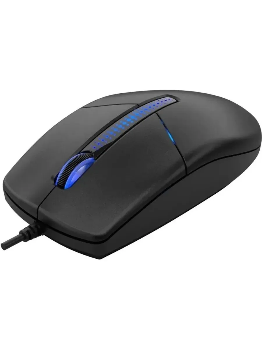 Мышь проводная A4Tech N-530S черный, 1200 dpi, USB, кнопки - 3