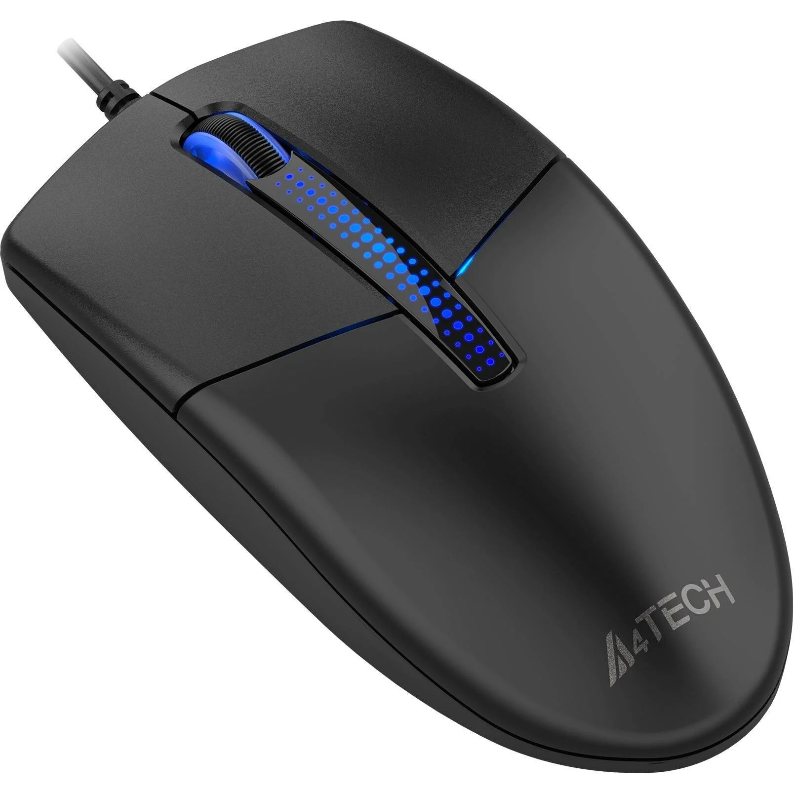 Мышь проводная A4Tech N-530S черный, 1200 dpi, USB, кнопки - 3