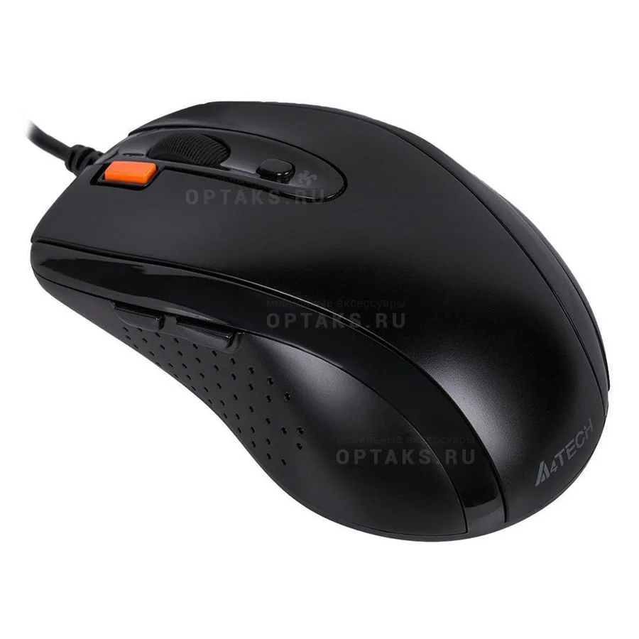 Мышь проводная A4Tech N-70FX черный, 1600 dpi, USB, кнопки - 7