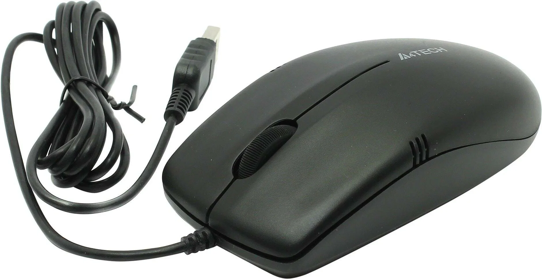 Мышь проводная A4Tech OP-530NU черный, 1200 dpi, USB, кнопки - 3