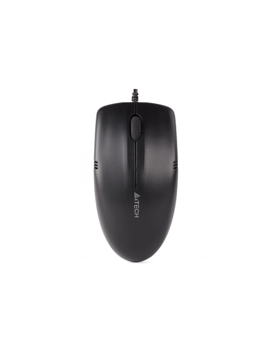 Мышь проводная A4Tech OP-530NU черный, 1200 dpi, USB, кнопки - 3