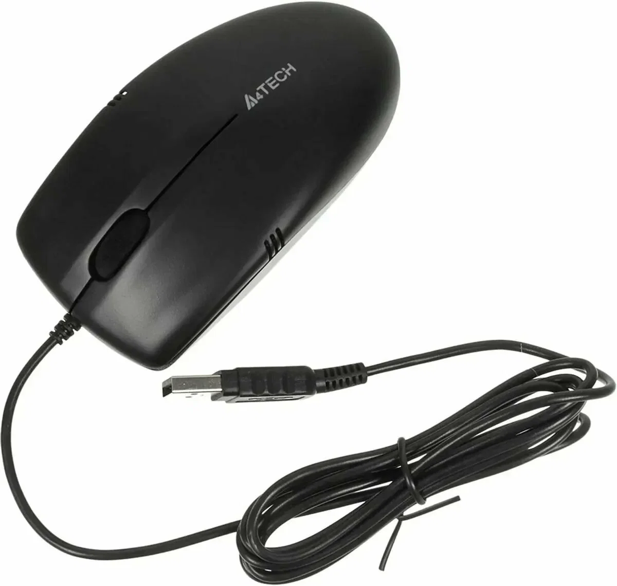Мышь проводная A4Tech OP-530NUS черный, 1200 dpi, USB, кнопки - 3