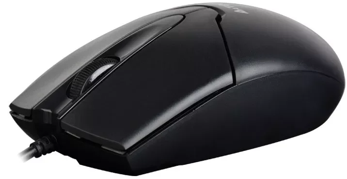 Мышь проводная A4Tech OP-550NU черный, 1000 dpi, USB, кнопки - 3