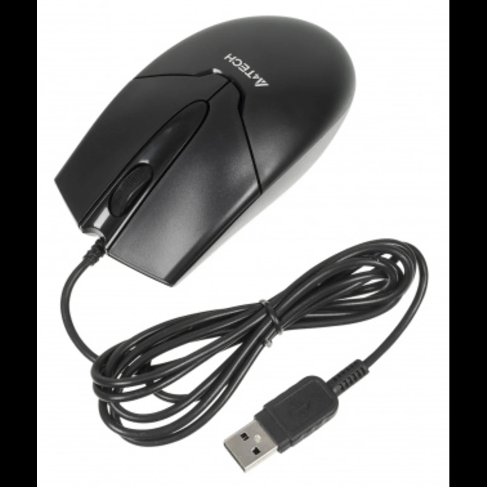 Мышь проводная A4Tech OP-550NU черный, 1000 dpi, USB, кнопки - 3
