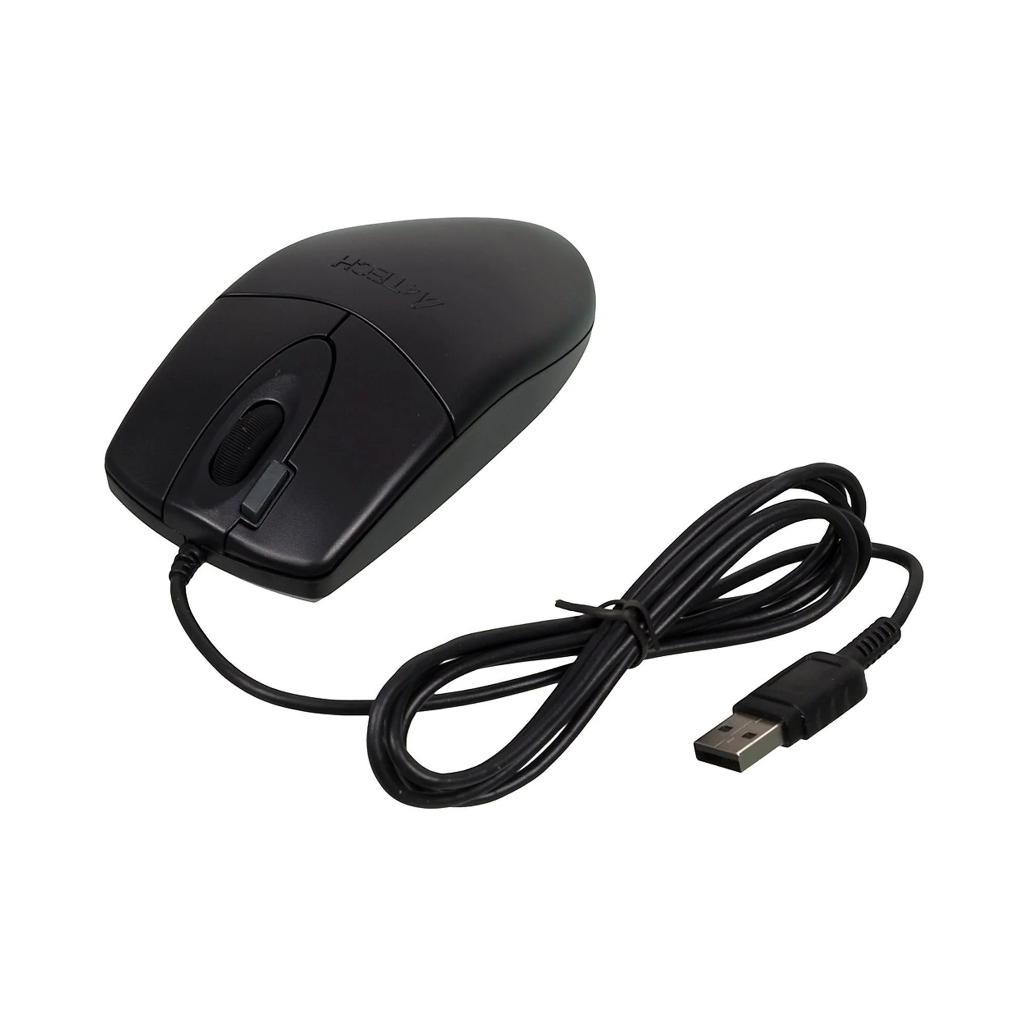 Мышь проводная A4Tech OP-620D черный, 1000 dpi, USB, кнопки - 4