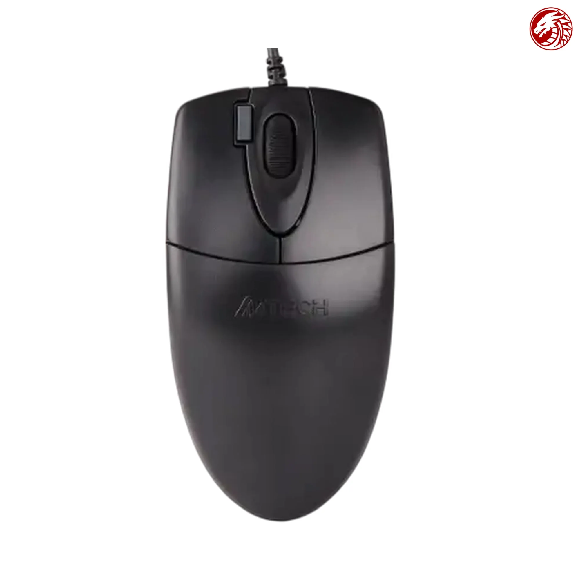 Мышь проводная A4Tech OP-620D черный, 1000 dpi, USB, кнопки - 4