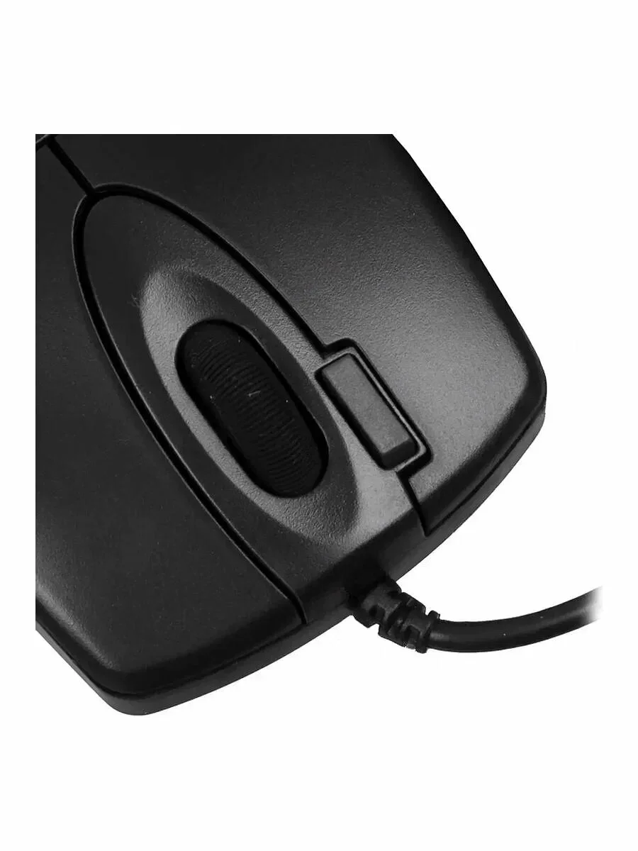 Мышь проводная A4Tech OP-620D черный, 1000 dpi, USB, кнопки - 4