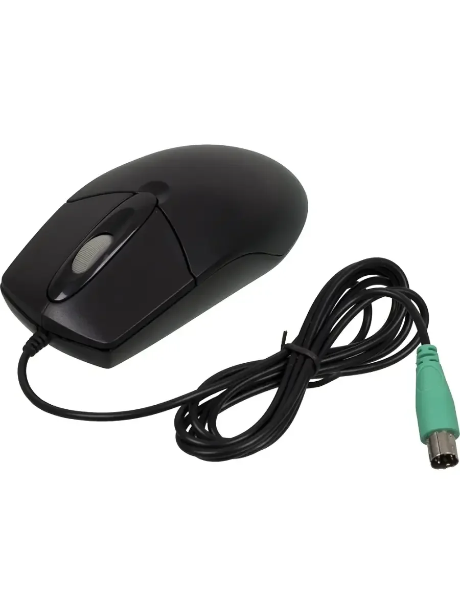 Мышь проводная A4Tech OP-720 черный, 1000 dpi, PS/2, кнопки - 3
