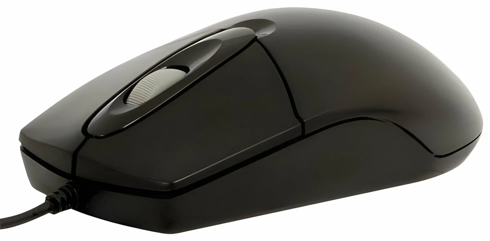 Мышь проводная A4Tech OP-720 черный, 1200 dpi, USB, кнопки - 3