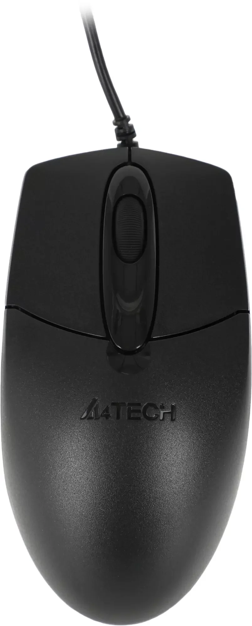 Мышь проводная A4Tech OP-720 черный, 1200 dpi, USB, кнопки - 3