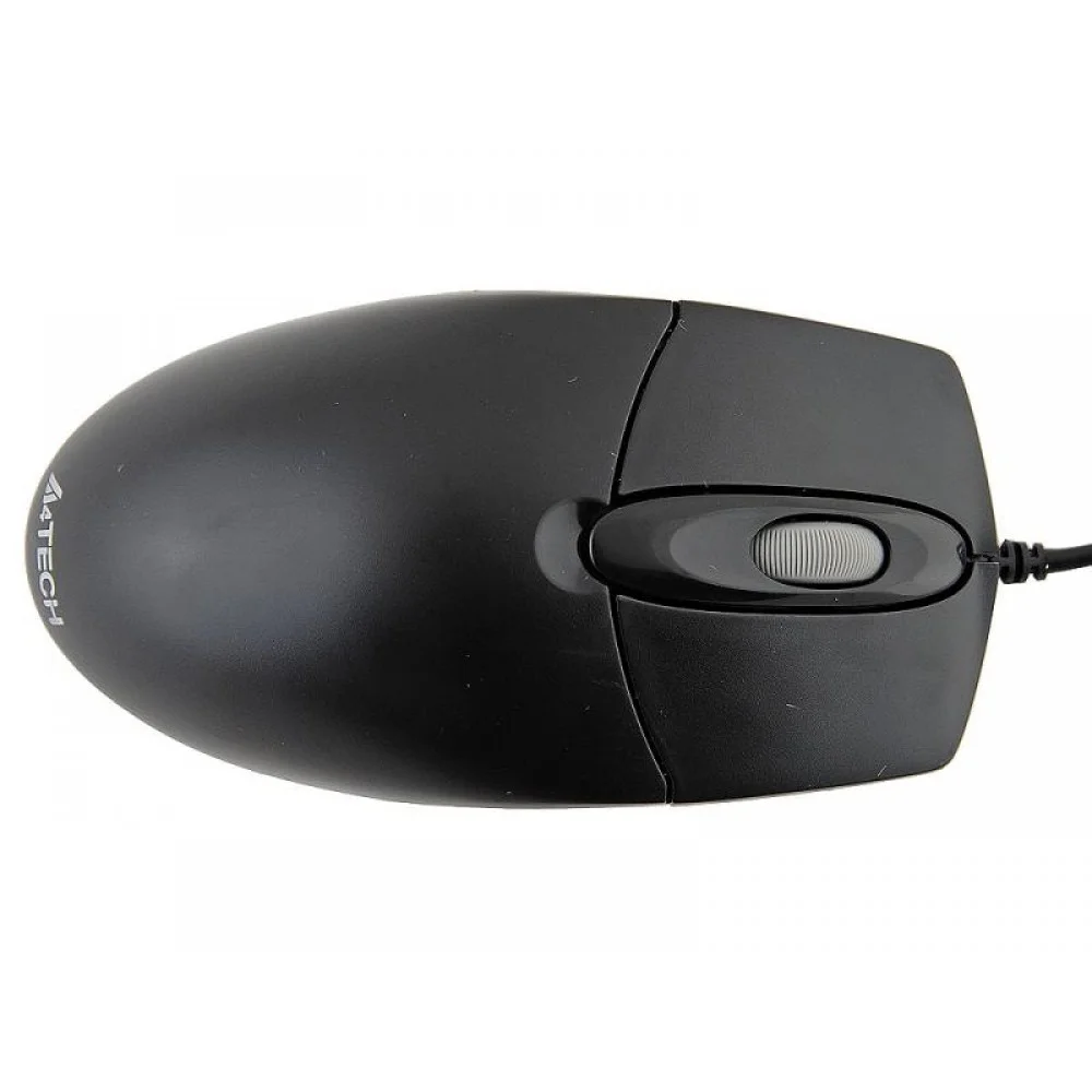 Мышь проводная A4Tech OP-720 черный, 1200 dpi, USB, кнопки - 3