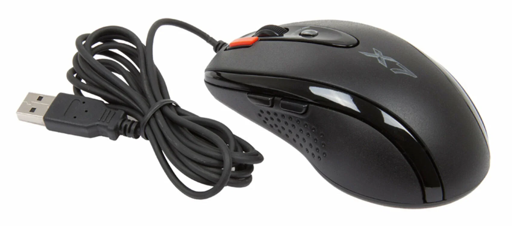 Мышь проводная A4Tech X-710BK черный, 2000 dpi, USB, кнопки - 7