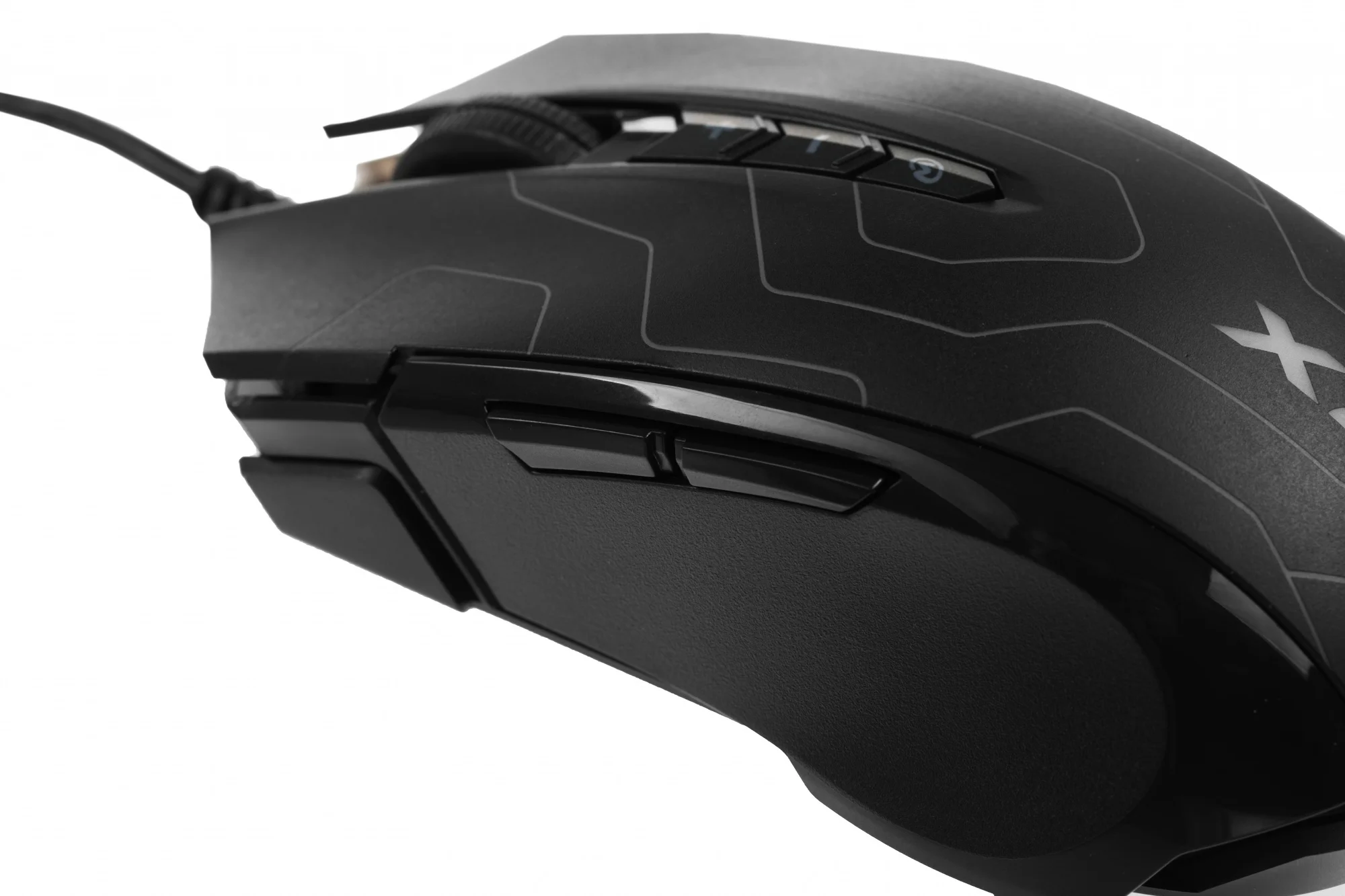 Мышь проводная A4Tech X89 Maze черный, 2400 dpi, USB, кнопки - 8