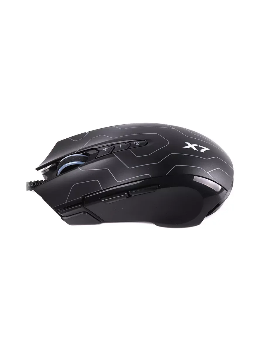 Мышь проводная A4Tech X89 Maze черный, 2400 dpi, USB, кнопки - 8