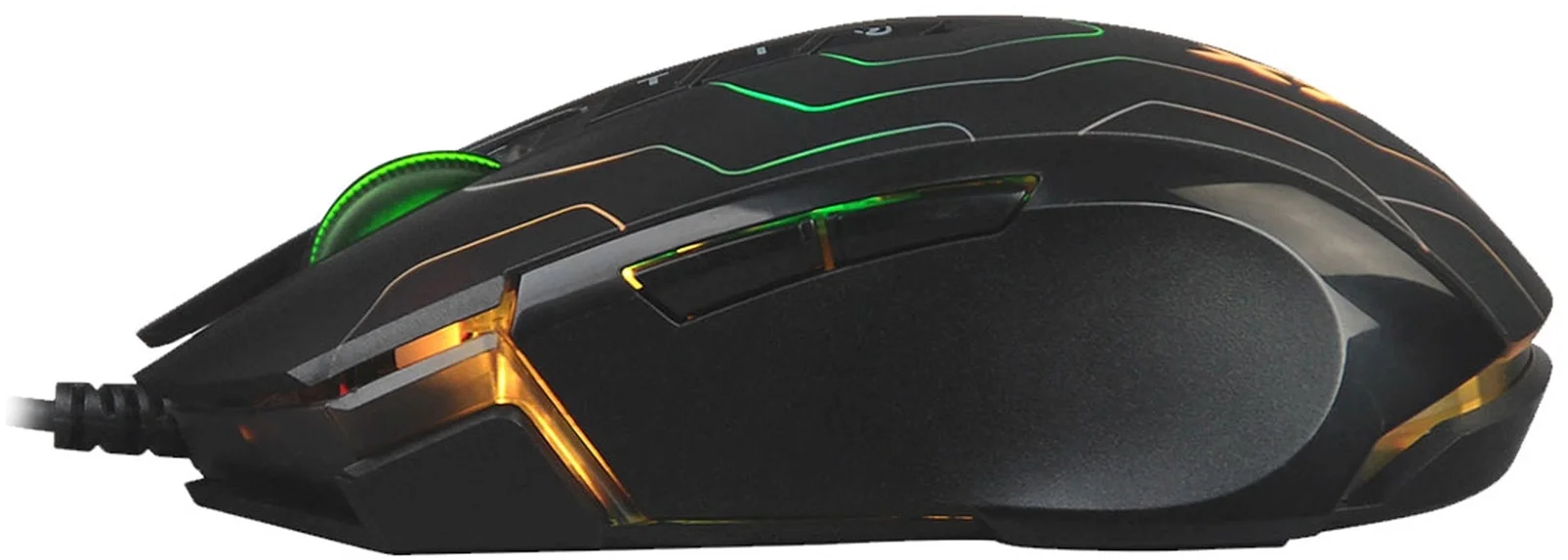 Мышь проводная A4Tech X89 черный, 2400 dpi, USB, кнопки - 8