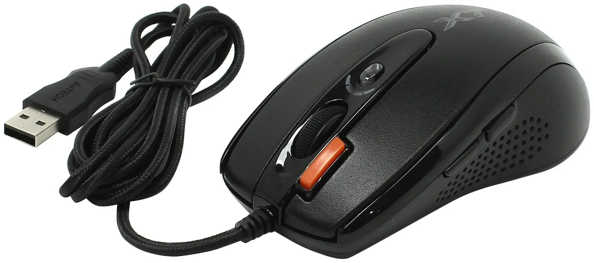 Мышь проводная A4Tech XL-750BK черный, 3600 dpi, USB, кнопки - 7