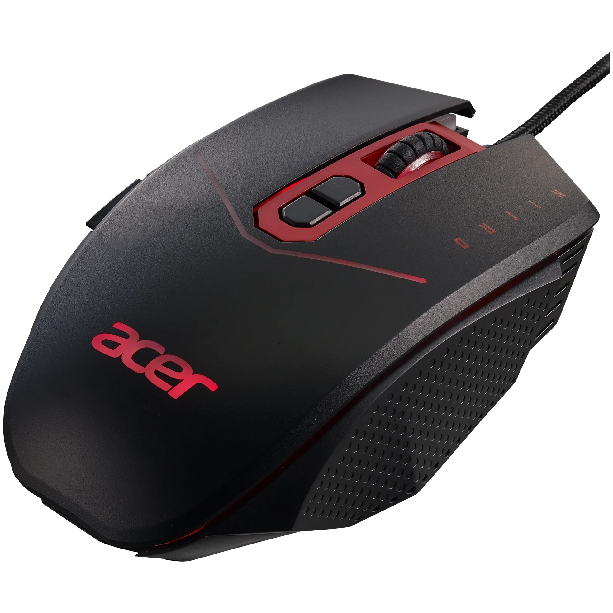Мышь проводная Acer Nitro NMW120 черный/красный, 4200dpi, USB, кнопки - 8