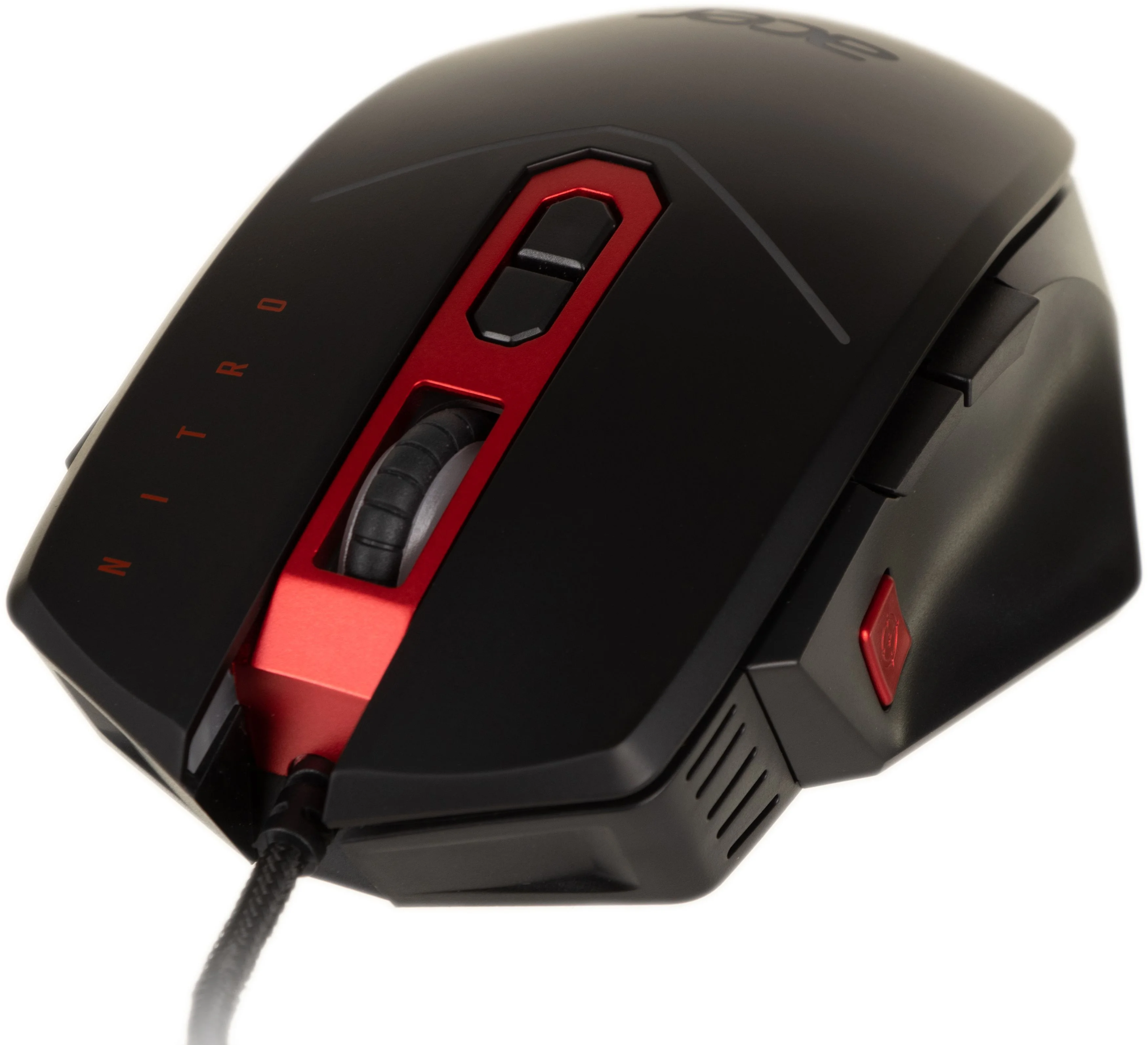 Мышь проводная Acer Nitro NMW120 черный/красный, 4200dpi, USB, кнопки - 8