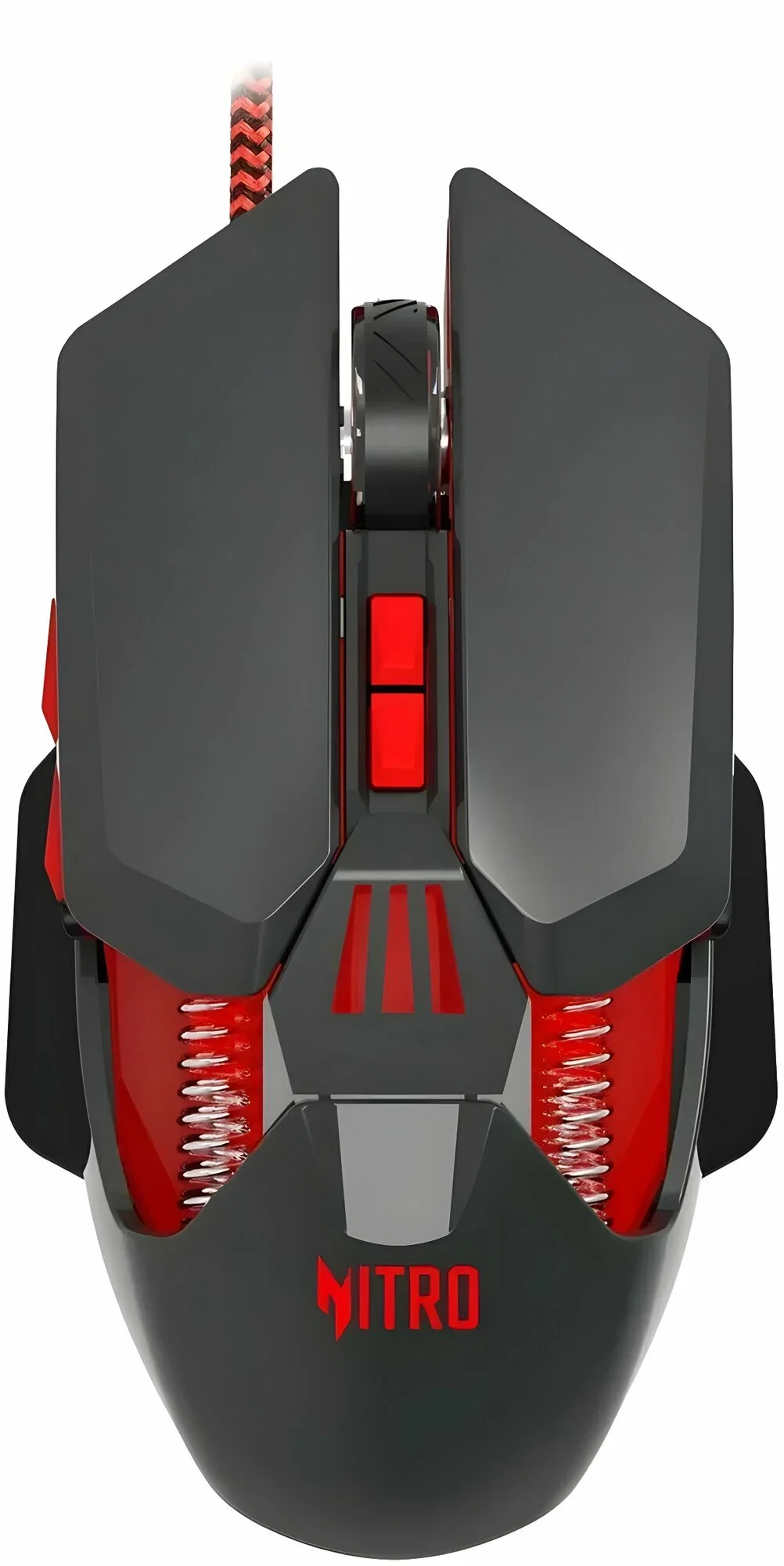 Мышь проводная Acer Nitro OMW302 черный, 7200 dpi, USB, кнопки - 7