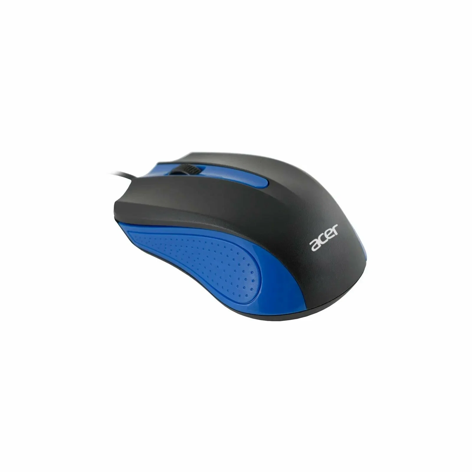 Мышь проводная Acer OMW011 черный/синий, 1200 dpi, USB, кнопки - 3