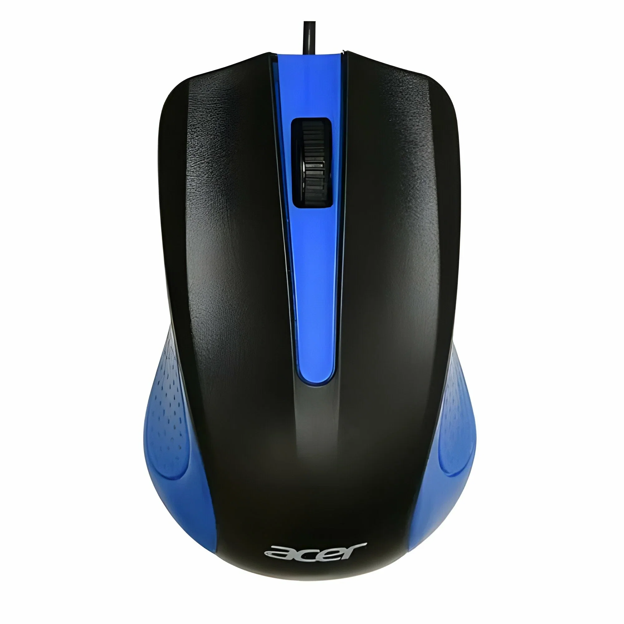 Мышь проводная Acer OMW011 черный/синий, 1200 dpi, USB, кнопки - 3