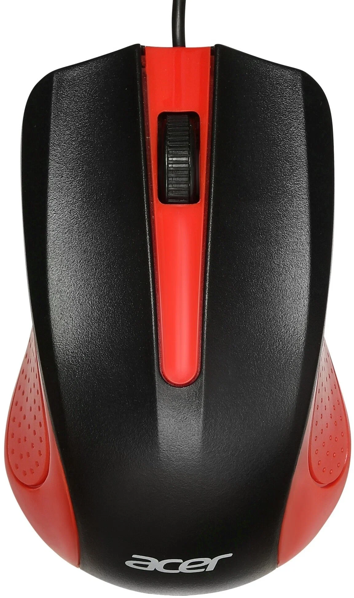 Мышь проводная Acer OMW012 черный/красный, 1200 dpi, USB, кнопки - 3