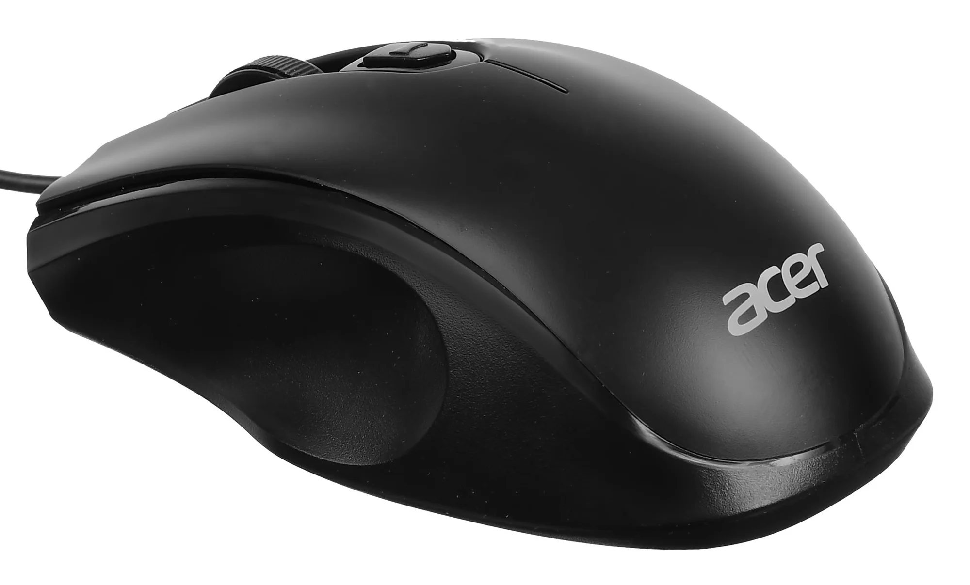 Мышь проводная Acer OMW020 черный, 1600 dpi, USB, кнопки - 4