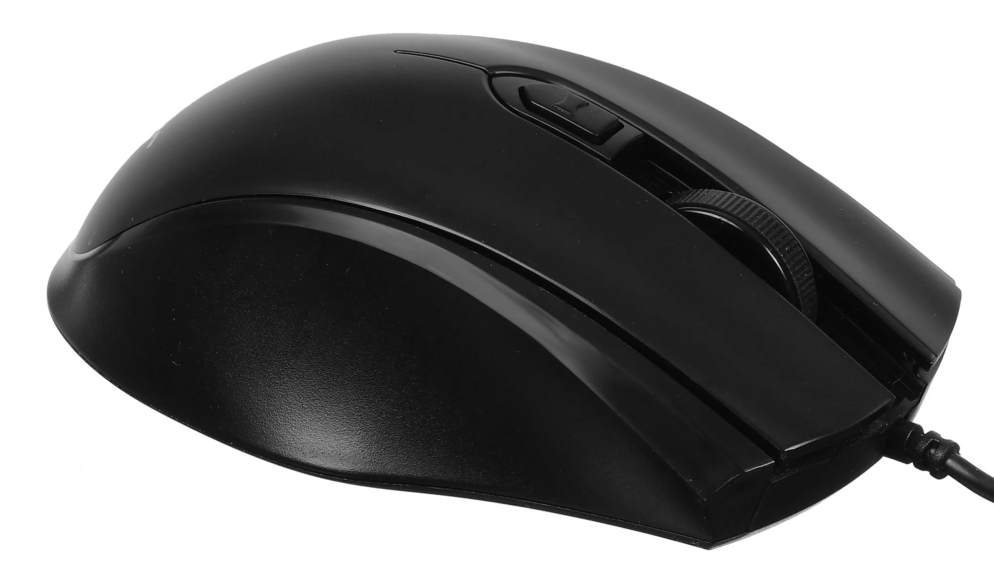 Мышь проводная Acer OMW020 черный, 1600 dpi, USB, кнопки - 4